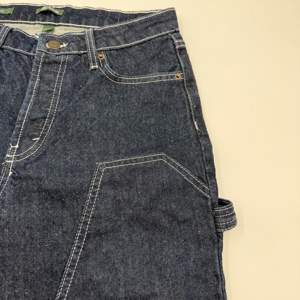 Wild Fable High Rise Straight Carpenter Jeans Dark Wash Contrast Stitch 6/32 - Picture 3 of 11